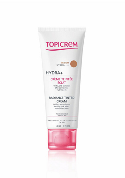 Krem hidratues për lëkurën me nuancë Topicrem SPF 40, Medium, 40 ml