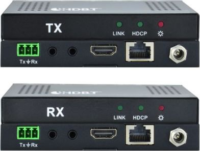AV extender Vivolink VL120016, transmetues dhe marrës, 4K, i zi