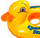 Unazë notuese për kalamaj Quack Float, me sedilje, PVC, e verdhë