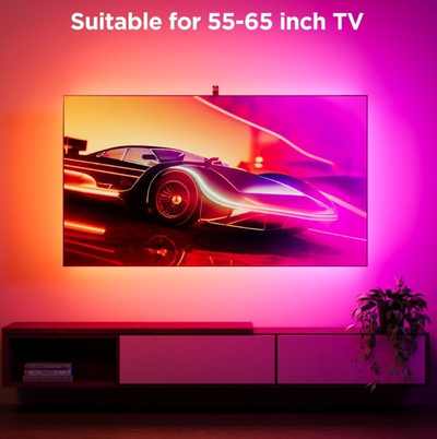 Dritë ambientale TV Govee Envisual 3S Smart, për 55\" 65\", LED RGB