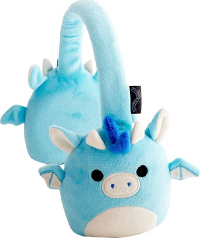 Безжични Bluetooth слушалки Squishmallows Tatiana the Dragon, со микрофон, розови