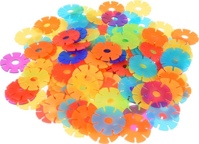 Set ndërtues kreativ Creative Builder Flowers, 140 copa, shumëngjyrësh