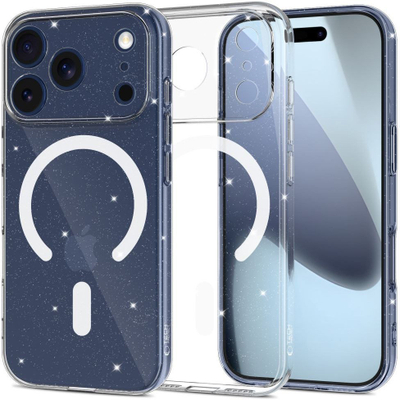 Mbështjellës telefoni Tech-Protect FlexAir MagSafe për iPhone 17 Pro Max, TPU, me shkëlqim, transparent