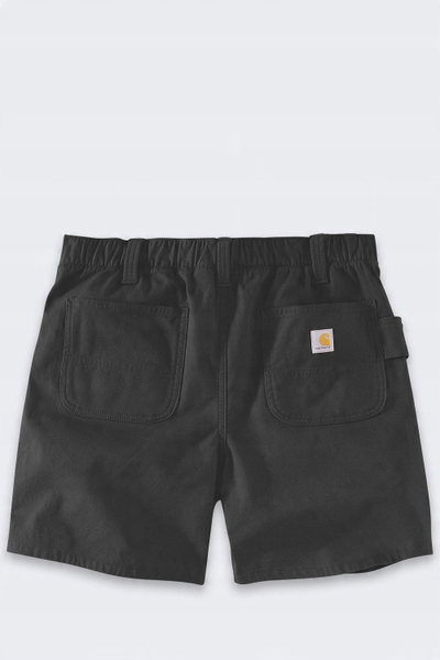 Pantallona të shkurtra Carhartt Rugged Flex Canvas Work për goca, W10, të zeza