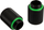 Zgjatës uji Bitspower Touchaqua 20mm, G1/4 mashkull femër, set 2 copë, i zi