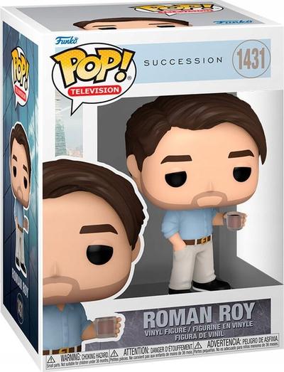 Figurë koleksioni Funko Pop Television Succession Roman Roy, vinil, nr. 1431, shumëngjyrëshe