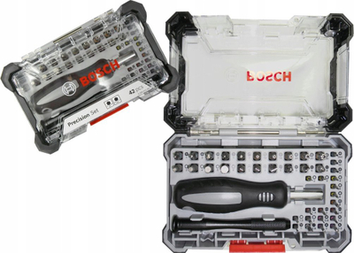 Set bitash Bosch Accessories 2607002836, 42 pjesë, për kaçavida, shumëngjyrësh