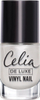 Lak thonjsh Celia De Luxe Vinyl Nail 505, 10ml, efekt perlash, i bardhë