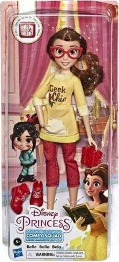 Kukull Disney Princess Comfy Squad Belle, 28cm, me gjëra shtesë, me shumë ngjyra