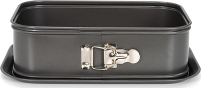 Formë pjekjeje Patisse rectangular springform, 28 x 18 x 12 cm, çelik, gri