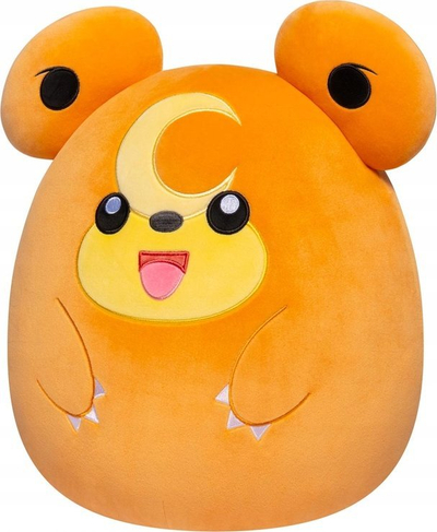 Lodër pellushi Squishmallows Pokémon Teddiursa, 14\", e kaftë