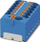 Bllok shpërndarës Phoenix Contact PTFIX 10 12X4 BU 3273880, pa vida, për shina DIN, blu