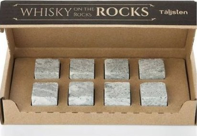 Gurë ftohës për whisky SCANDINAVIAN HOME Whisky on Rocks, komplet gurësh steatit, gri