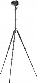 Tripod për kamerë Fotopro 58, alumin, kokë sferike, 8 kg, i zi
