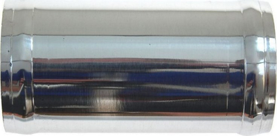 Tub alumini CarFace PP IC 059, diametër 60mm, gjatësi 10cm, ngjyrë argjendtë