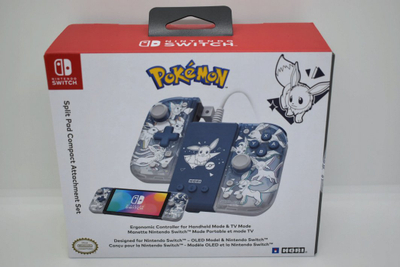 Kontroller Nintendo Split Pro Attach Set, me kabllo, i kaltër