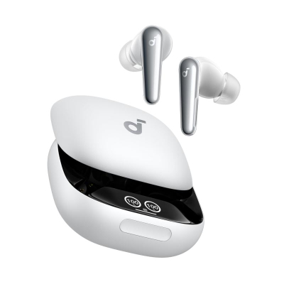Kufje Soundcore Liberty 4 Pro, True Wireless, ANC, Bluetooth, të bardha