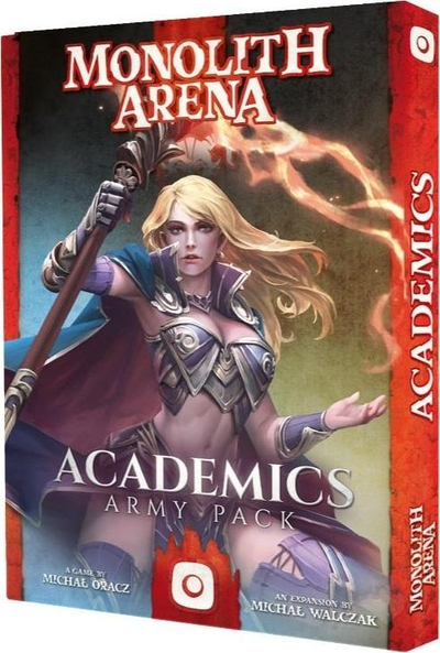 Zgjerim loje me tabela Portal Games Monolith Arena Akademics, Army Pack, fraksion i ri magjistarësh