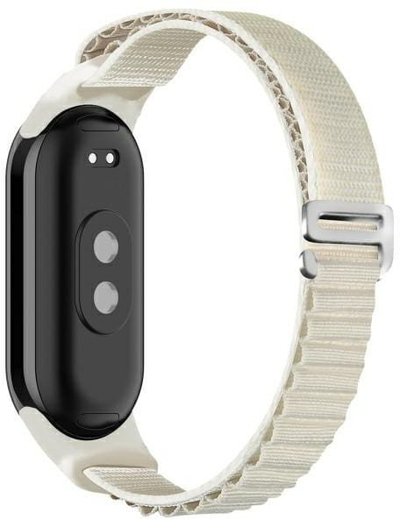 Rrip dore Beline për Xiaomi Mi Band 9/8, najlon, Alpine Beige Starlight