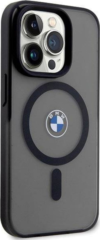 Mbrojtëse telefoni BMW BMHMP14LDSLK për iPhone 14 Pro, hardcase, MagSafe, e zezë