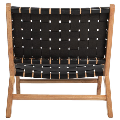 Karrige Felipe druri mindi PU e zezë 65×78×68 cm (HM9384.02), zezë