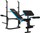 Stol multifunksional REBEL ACTIVE, i rregullueshëm, me preacher bench, i zi