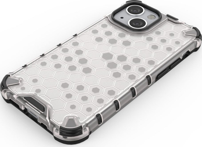 Kapak telefoni Hurtel Honeycomb për iPhone 13 mini, xhel TPU, i kuq