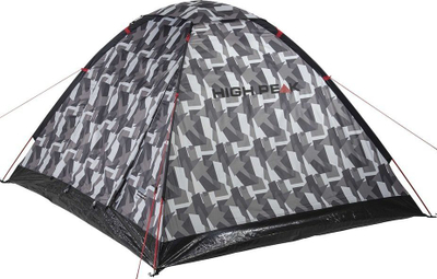 Шатор за кампување High Peak Beaver 3 10322, 3 лица, лесен, сив камуфлаж
