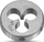 Filiere metalike HSS M3x0.5, diametër 20mm, argjendt