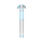 Shtiza ski touring Black Diamond Traverse, alumin, FlickLock, blu e zezë