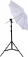 Set fotografik Massa Reporter, trekëmbësh 70 220 cm, ombrellë 84 cm, i bardhë