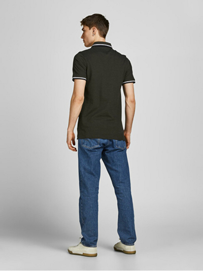 Set maica polo Jack & Jones JJEPAULOS, 2 copë, të zeza/kaltra