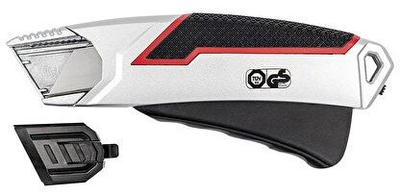 Thikë sigurie Wedo Cutter Plus 837 78837, teh çelik karboni, trup metalik, e zezë argjendtë