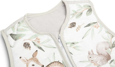 Qese gjumi për bebe Sensillo Fawns S, 45x70 cm, pambuk, gri