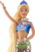 Kukull sirenë Leantoys Blue Mermaid, lodër për kalamaj, blu