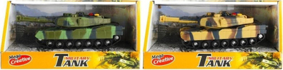 Lodër tank Mega Creative Military, drita dhe tinguj, plastikë