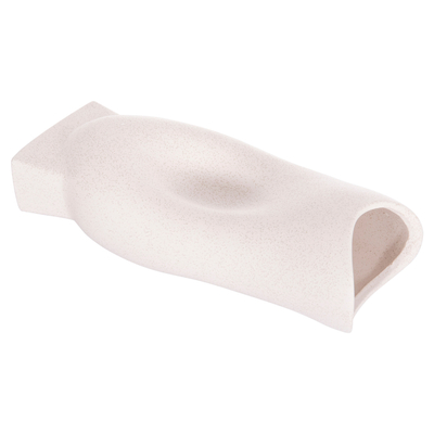 Dekor tavoline qeramike Glaze 16,5x11x38Hcm (HM4609.01), bardhë