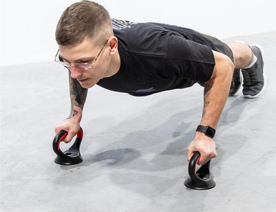 Шипка 4 во 1 за вежби Eb Fit, 20KG, црна