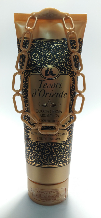 Krem dushi Tesori d’Oriente Royal Oud Yemen, aromatik, 250ml, ngjyrë ari