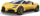 Model makine Bburago Bugatti W16 Mistral 2023, shkalla 1:18, e verdhë