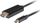 Kabllo Lanberg, USB Type-C / HDMI 2.0, 0.5 m, e zezë