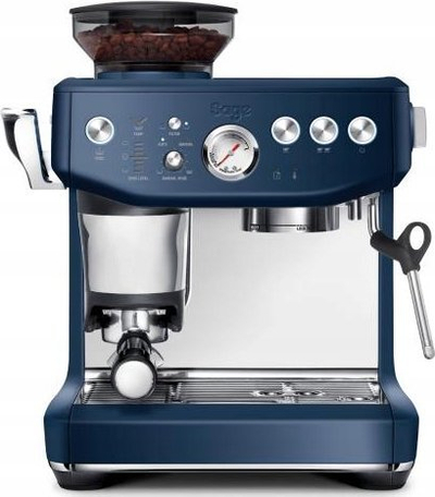 Makina kafeje Sage Barista Express Impress SES876DBL, 15 bar, me mulli të integruar, blu