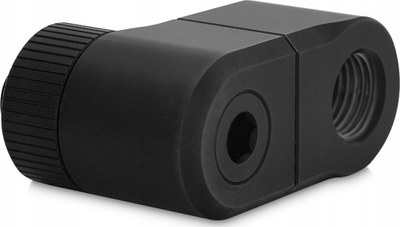 Fiting për ftohje me ujë EK Water Blocks EK-Quantum Torque Double Rotary 28mm Offset, i zi