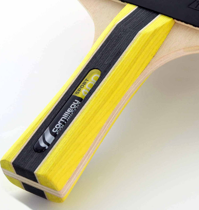 Raketë pingpongu Cornilleau SPORT 400, sfungjer 1.8 mm, dorezë e përthyer (konkave)