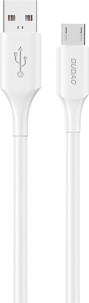 Kabllo karikimi Dudao L2SM, USB A në micro USB, 6A, 1.2m, e bardhë