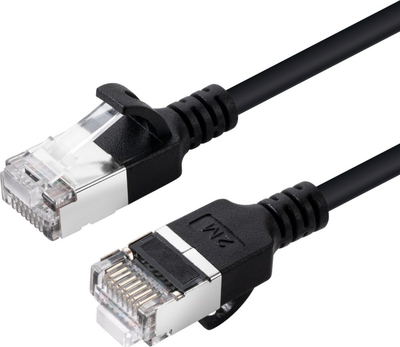 Kabllo rrjeti MicroConnect CAT6A U-FTP Slim, 0.25m, LSZH