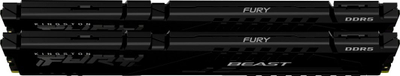Memorie Kingston Fury Beast, DDR5, 64 GB, 6000 MHz, CL30, KF560C30BBK2-64