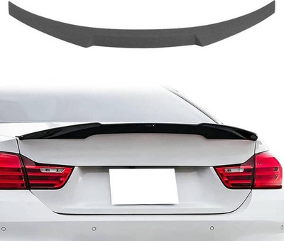 Spoiler bagazhi BMW Seria 4 F32, lip sportiv, ABS, gri
