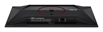 Monitor gaming AOC G4 Q27G4SDR, 26.5", 2560x1440 QHD, 360Hz, i zi me të kuqe