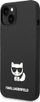 Këllëf telefoni Karl Lagerfeld Silicone Choupette Body për iPhone 14 Plus 6.7", silikon, i zi